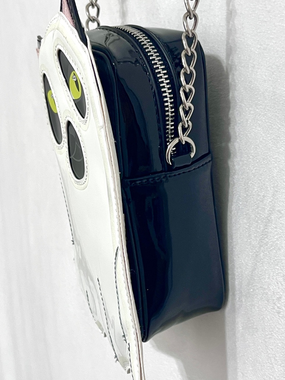 Betsey Johnson Glow In The Dark Ghost Cat Crossbody Bag Purse - Picture 6 of 8